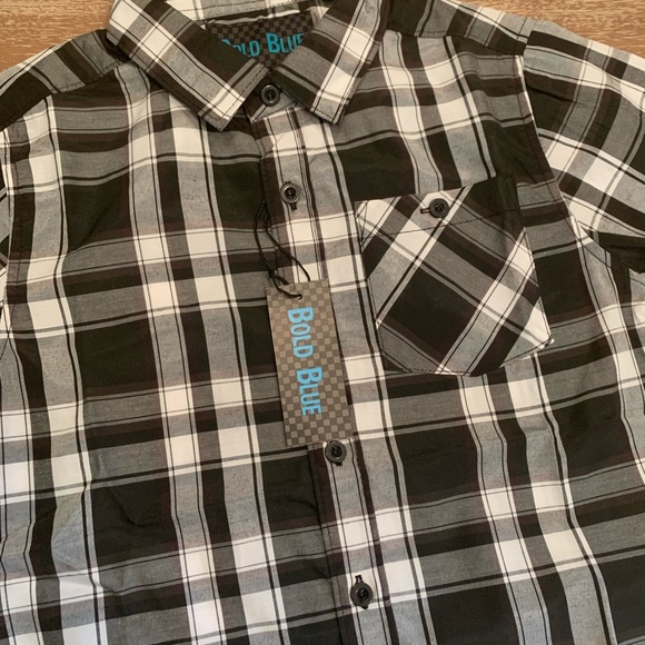 Size 6 boys ss collared button down - Picture 3 of 4